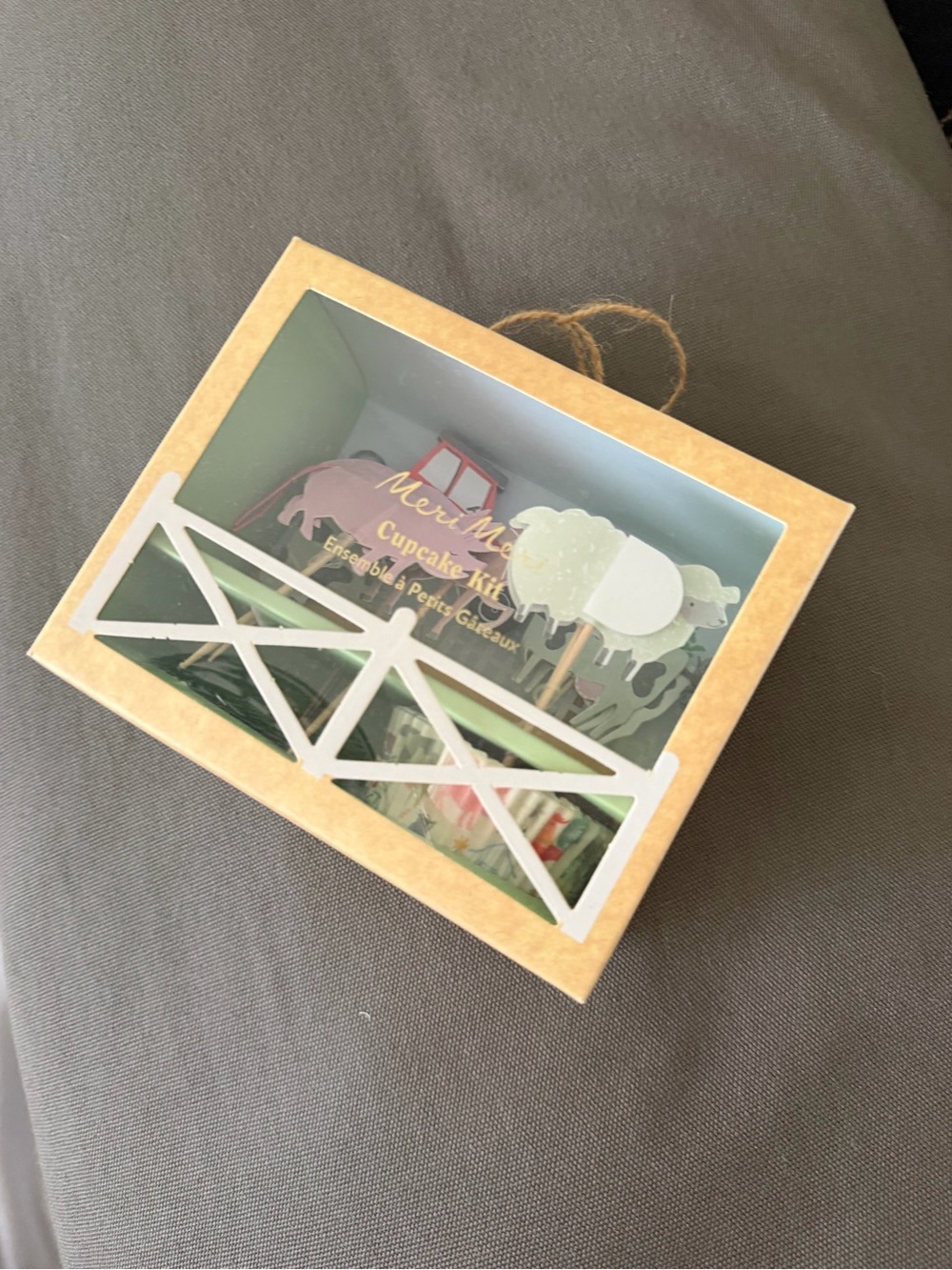 Meri Meri Farm Animals Cupcake Kit & Napkins & Cups